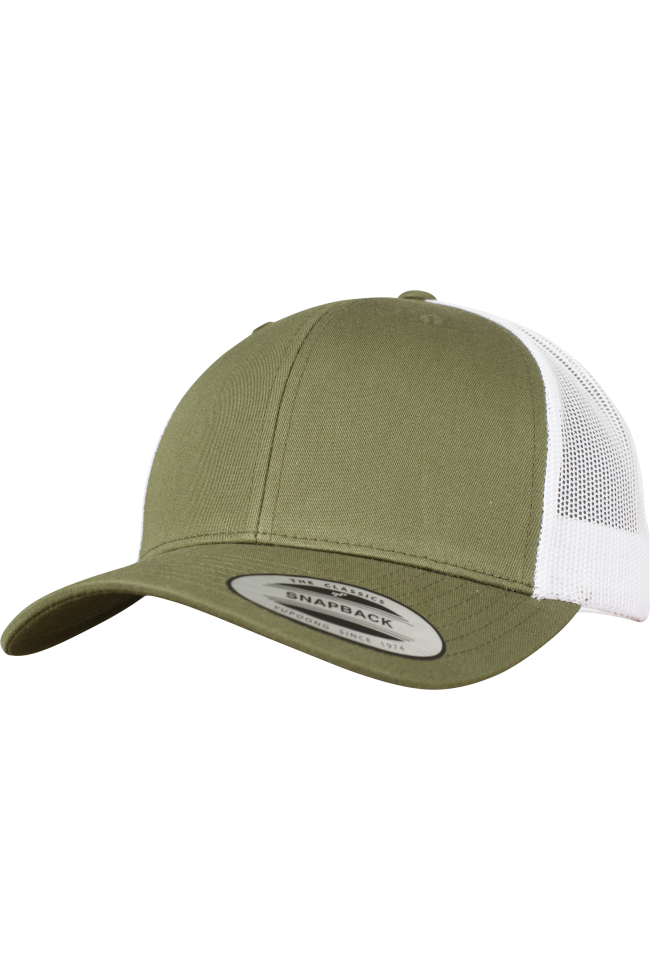Casquette retro trucker bicolore personnalisable