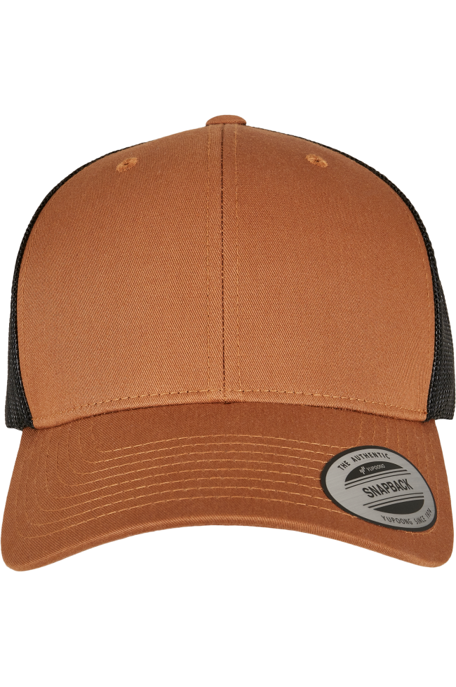 Casquette retro trucker bicolore personnalisable