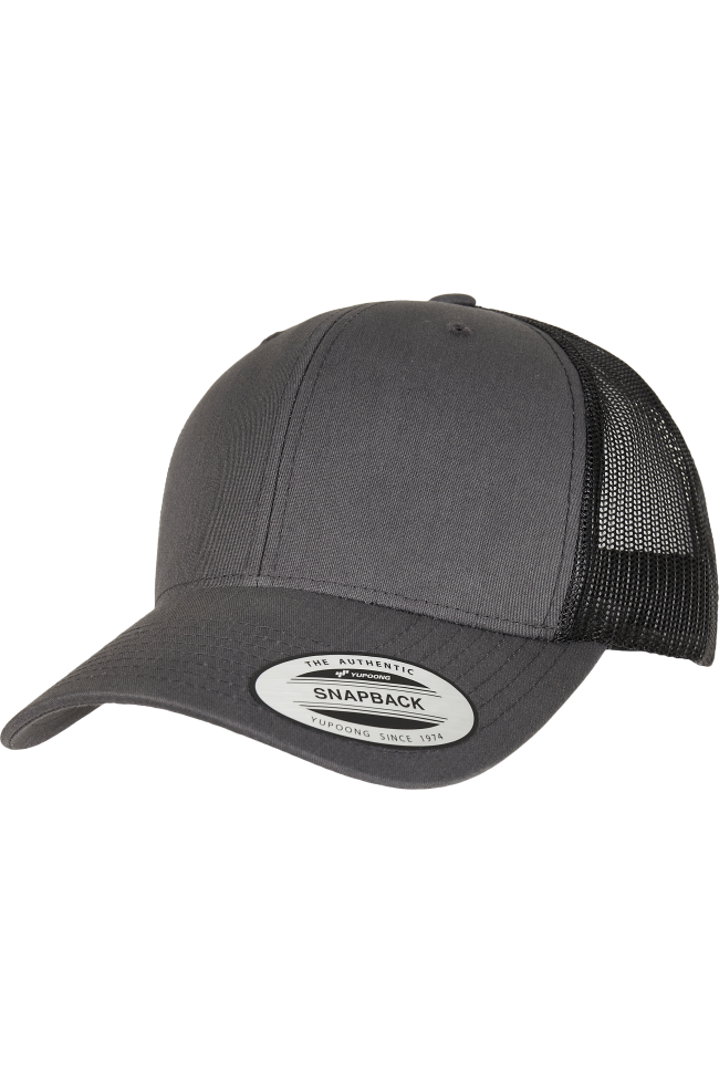 Casquette retro trucker bicolore personnalisable
