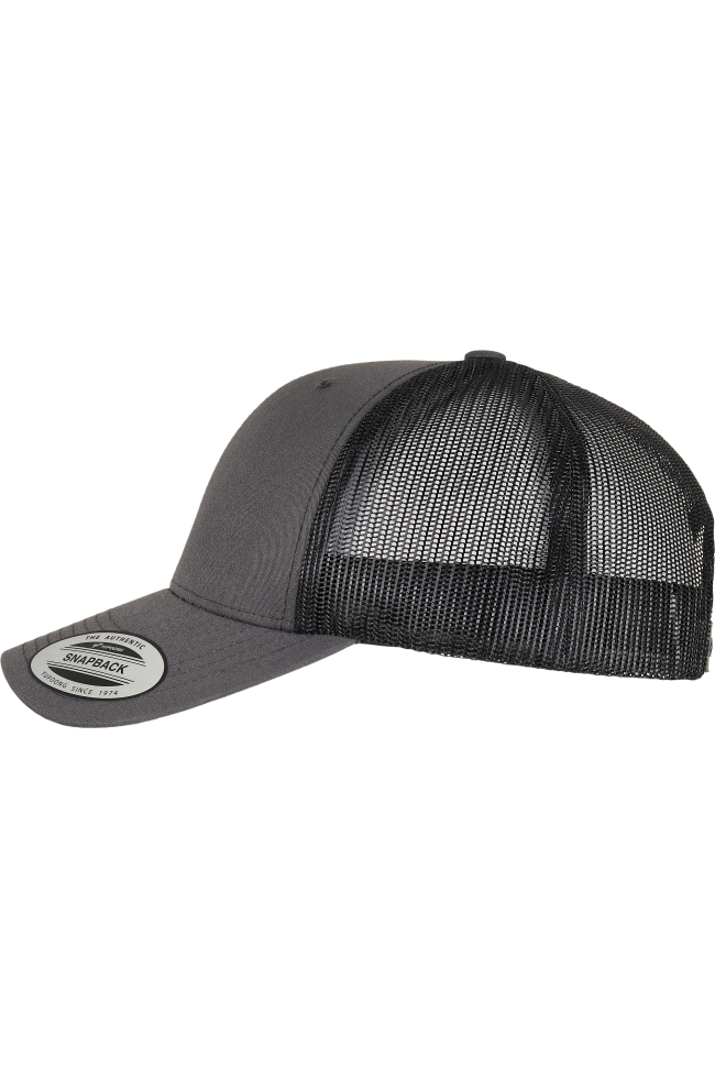 Casquette retro trucker bicolore personnalisable
