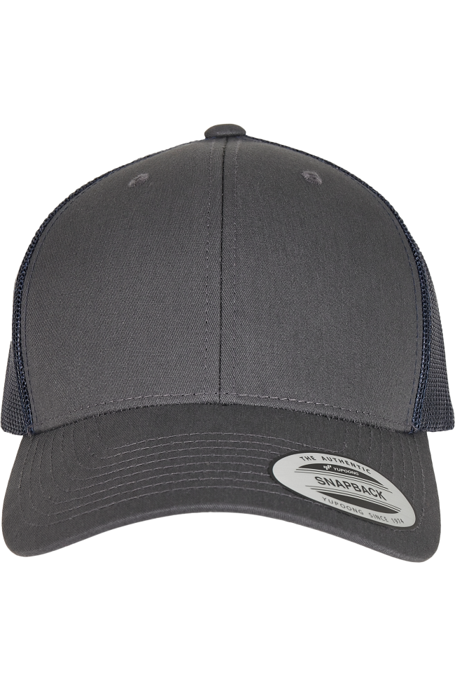 Casquette retro trucker bicolore personnalisable