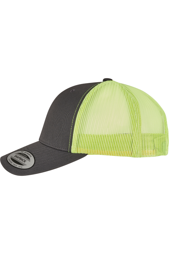 Casquette retro trucker bicolore personnalisable