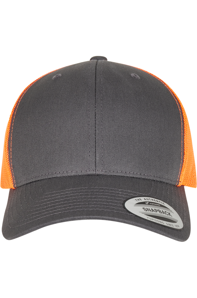 Casquette retro trucker bicolore personnalisable