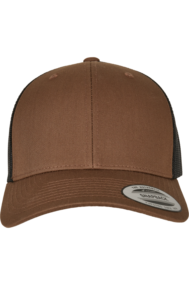 Casquette retro trucker bicolore personnalisable