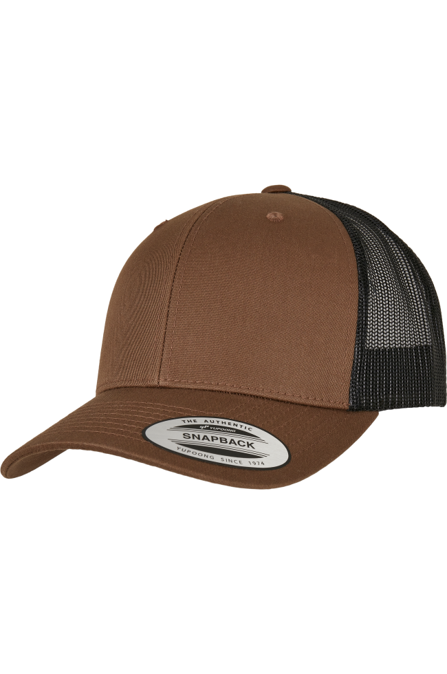 Casquette retro trucker bicolore personnalisable