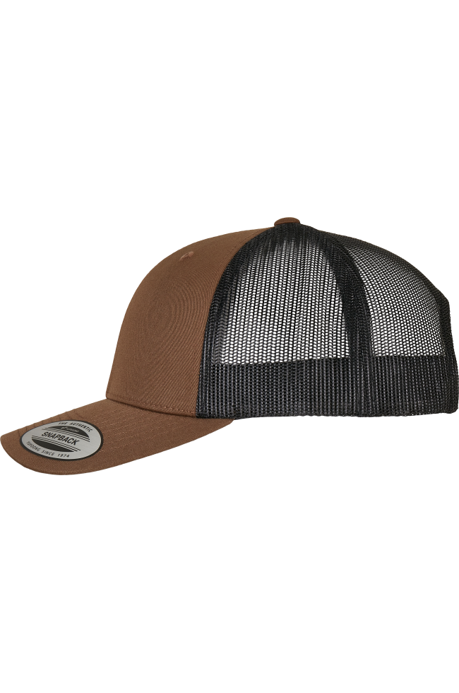 Casquette retro trucker bicolore personnalisable
