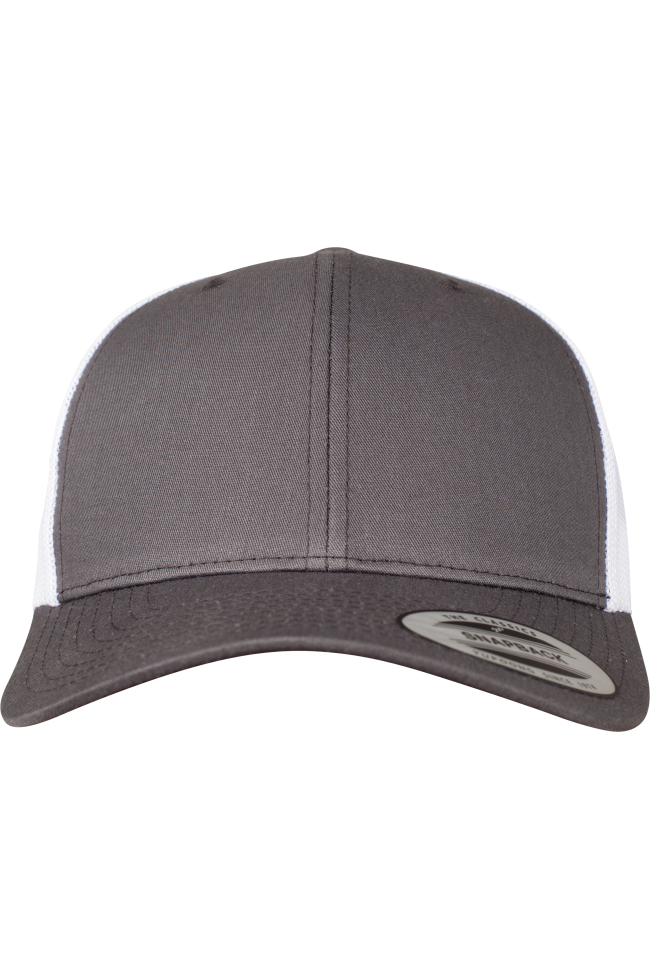 Casquette retro trucker bicolore personnalisable
