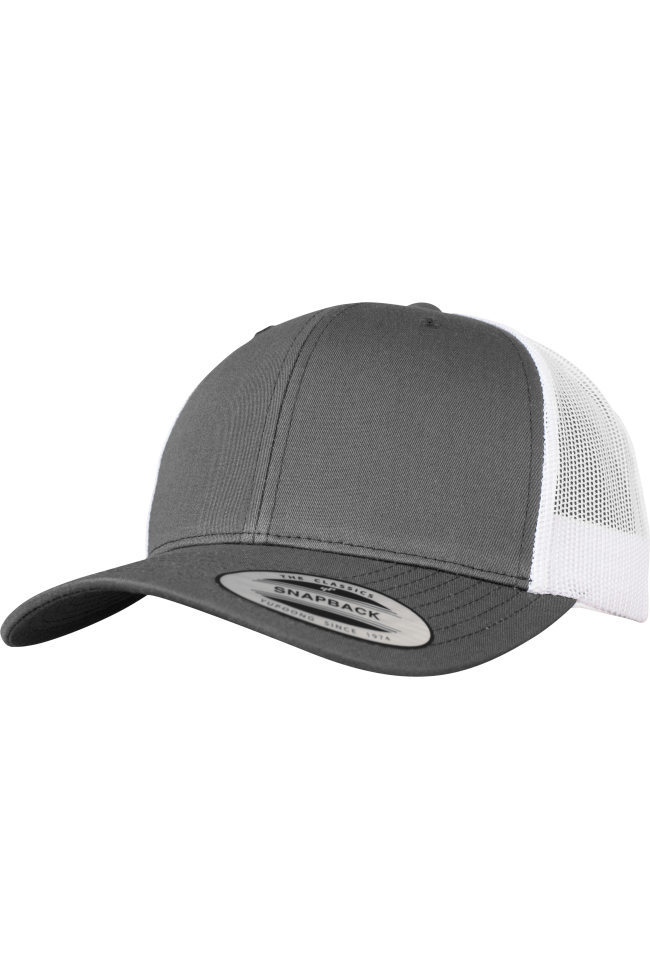 Casquette retro trucker bicolore personnalisable