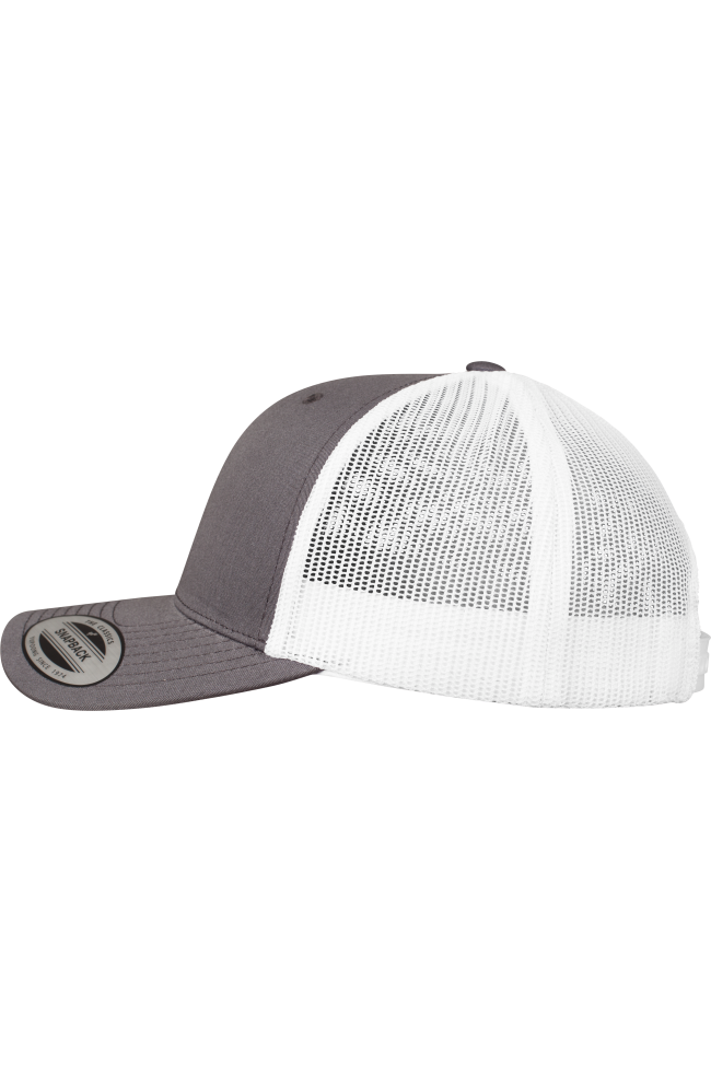 Casquette retro trucker bicolore personnalisable