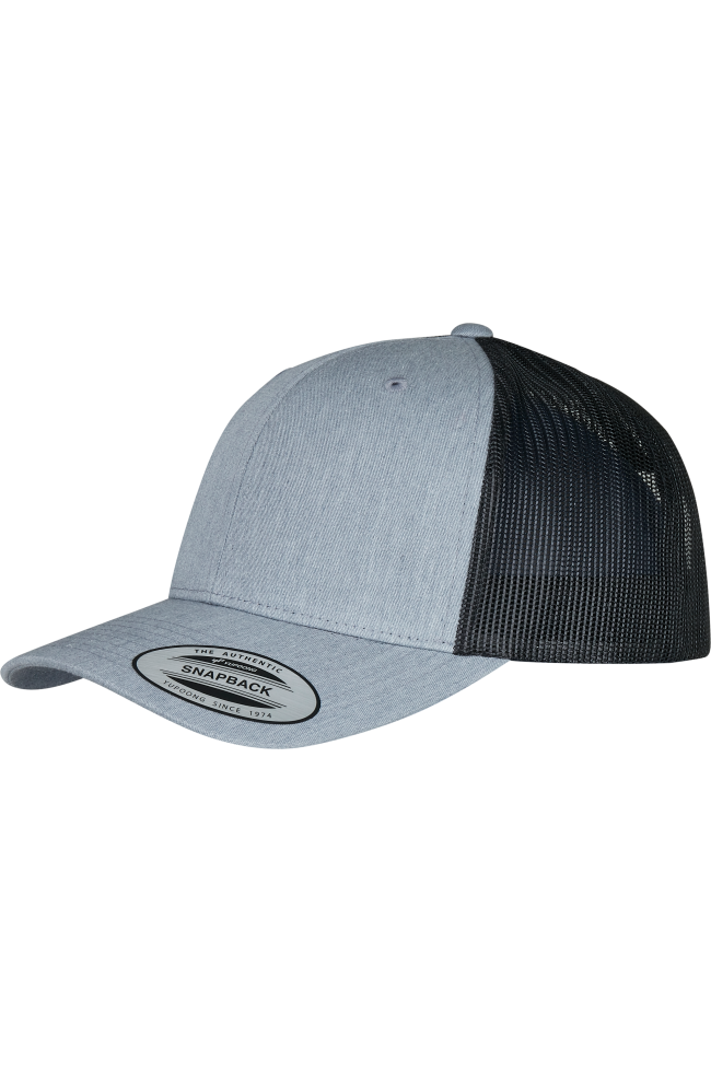 Casquette retro trucker bicolore personnalisable