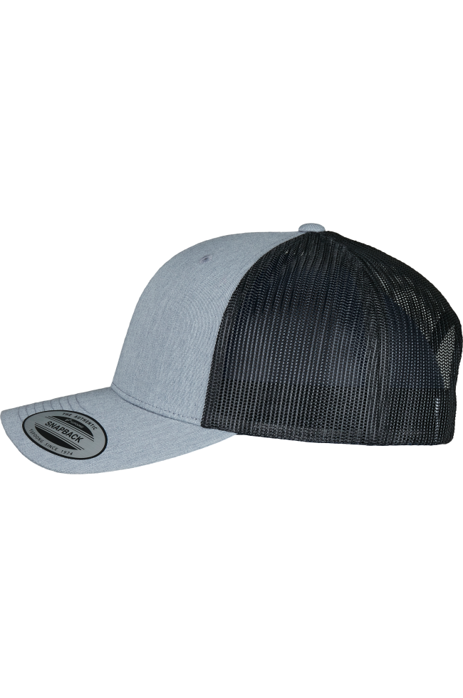 Casquette retro trucker bicolore personnalisable