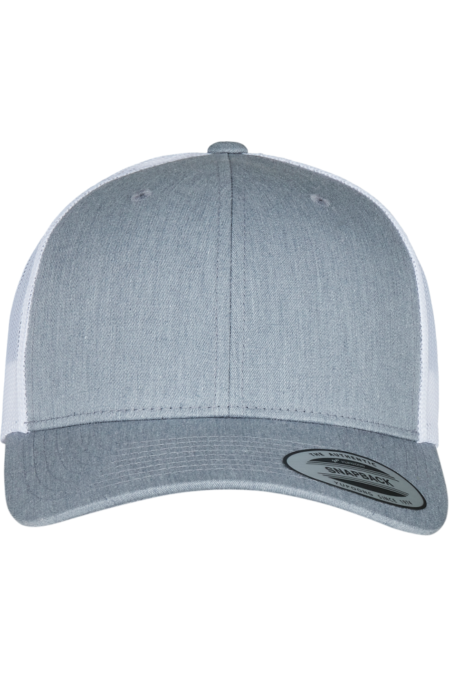 Casquette retro trucker bicolore personnalisable