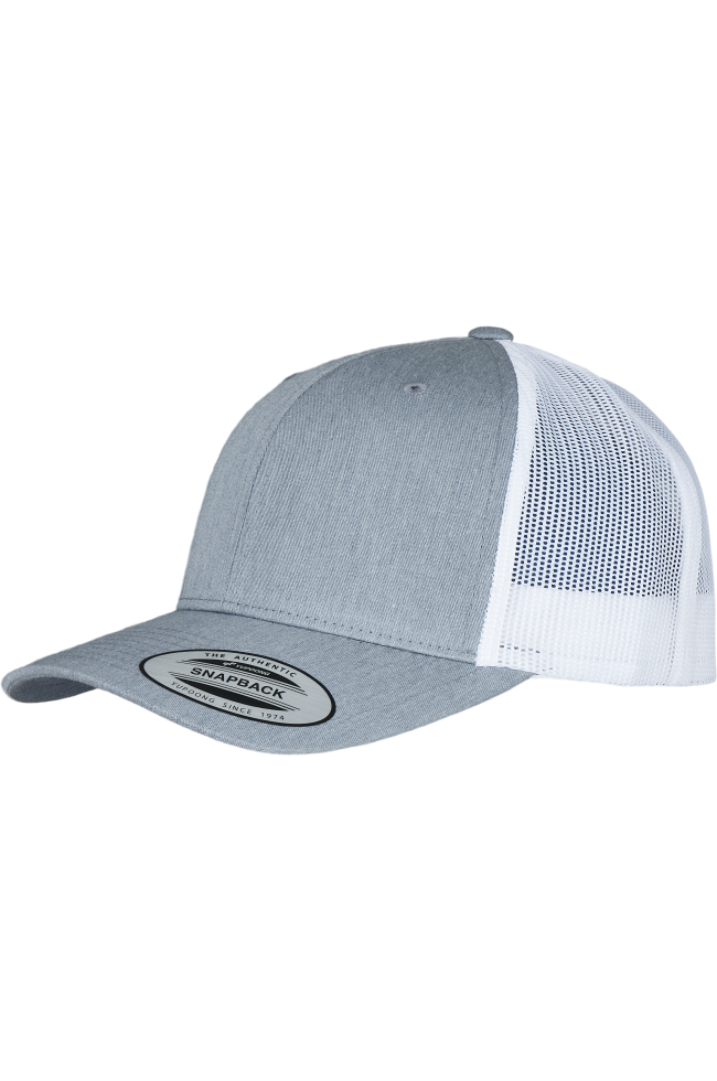 Casquette retro trucker bicolore personnalisable