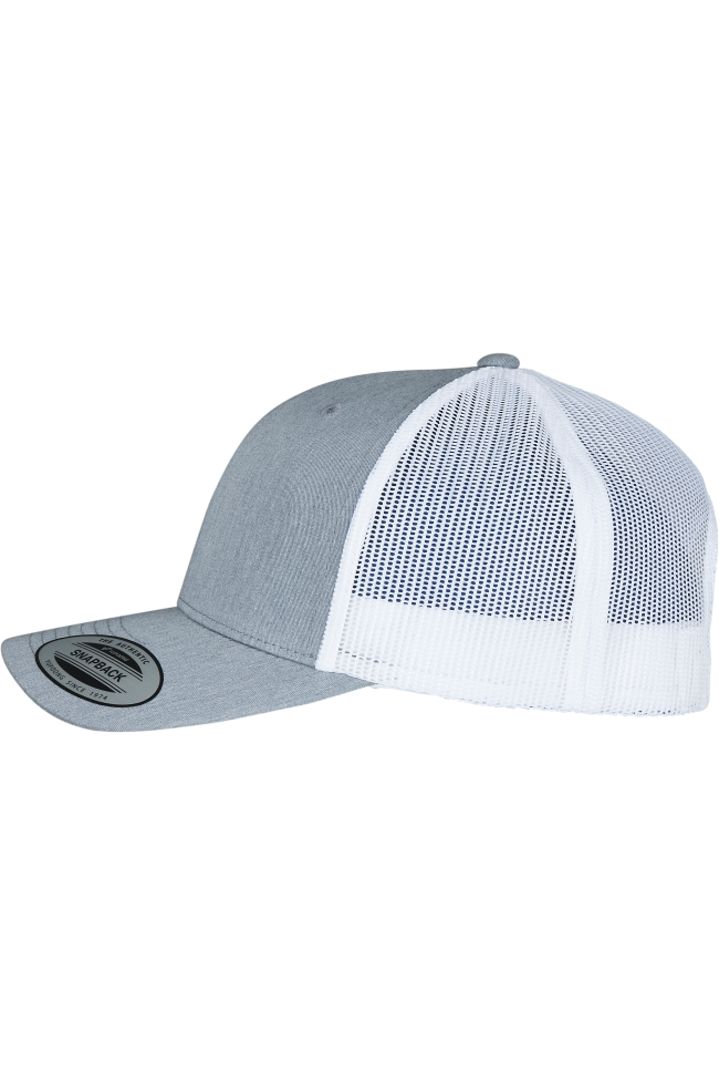 Casquette retro trucker bicolore personnalisable
