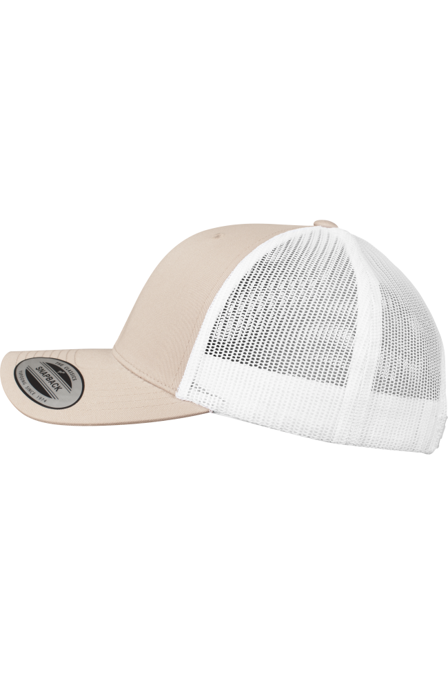 Casquette retro trucker bicolore personnalisable
