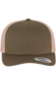 Casquette retro trucker bicolore personnalisable
