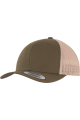 Casquette retro trucker bicolore personnalisable
