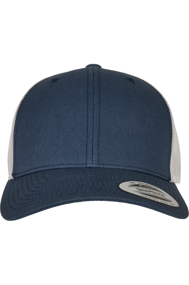 Casquette retro trucker bicolore personnalisable