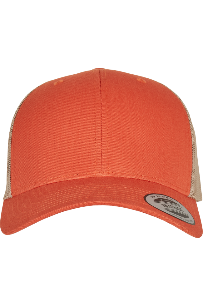 Casquette retro trucker bicolore personnalisable