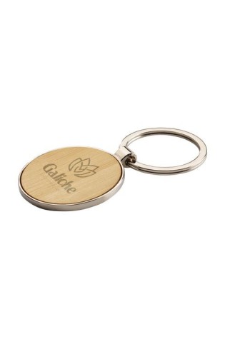 Porte-clés bamboo personnalisables