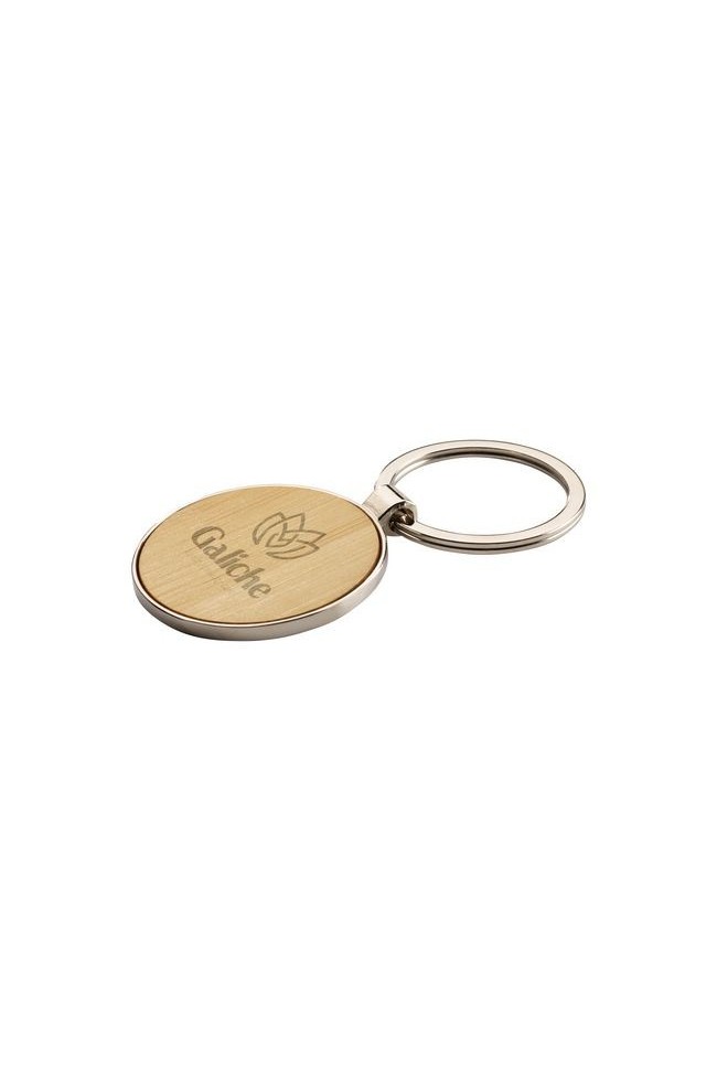 Porte-clés bamboo personnalisables