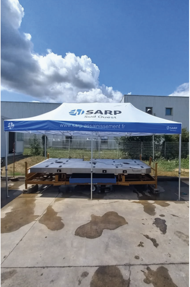 Tente de Stand Premium 3x6m Personnalisée