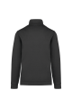 Veste molleton zippée homme personnalisée gris