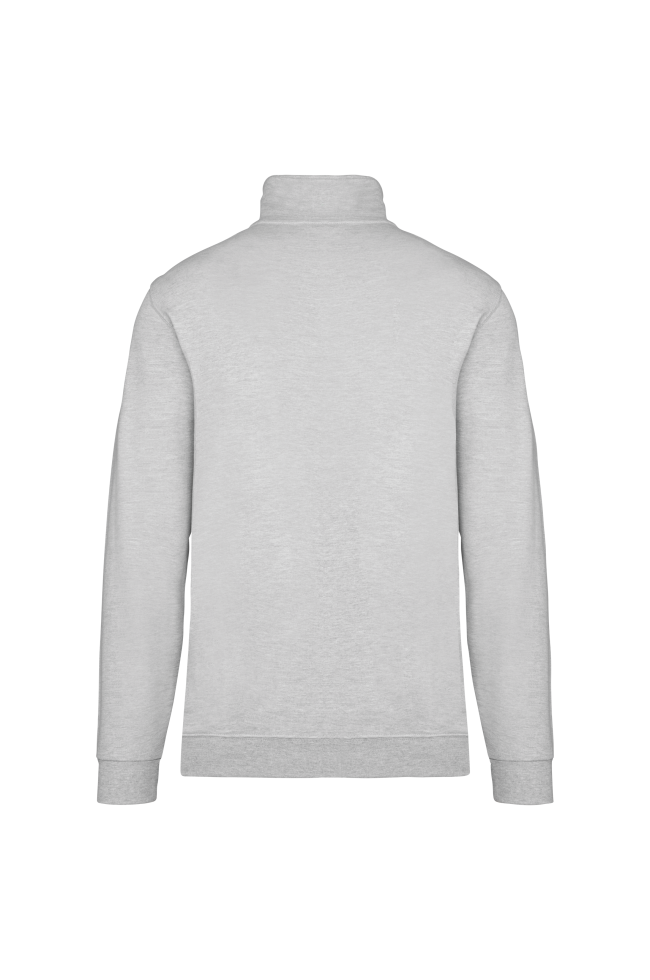 Veste molleton zippée homme personnalisée gris
