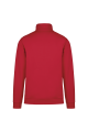 Veste molleton zippée homme personnalisée rouge