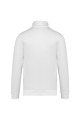 Veste molleton zippée homme personnalisée blanc