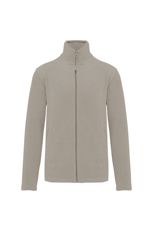 Veste micropolaire zippée homme personnalisée
