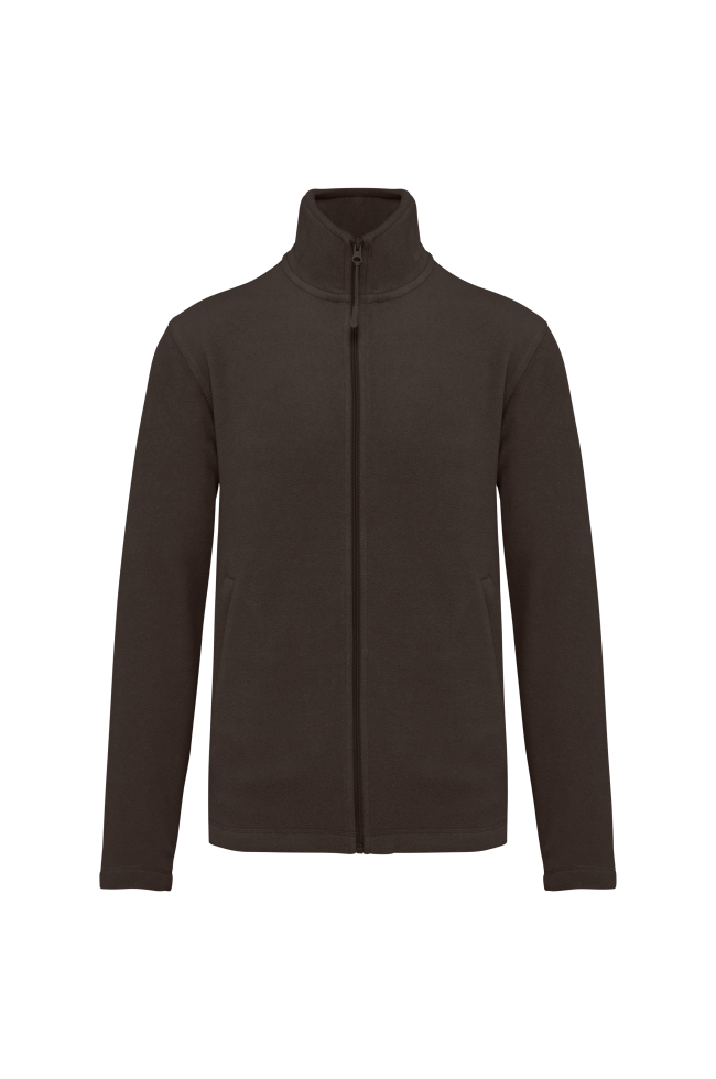 Veste micropolaire zippée homme personnalisée