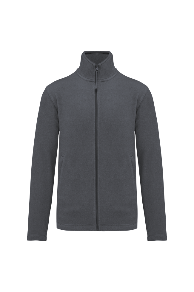Veste micropolaire zippée homme personnalisée