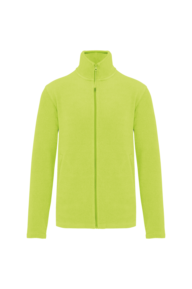 Veste micropolaire zippée homme personnalisée