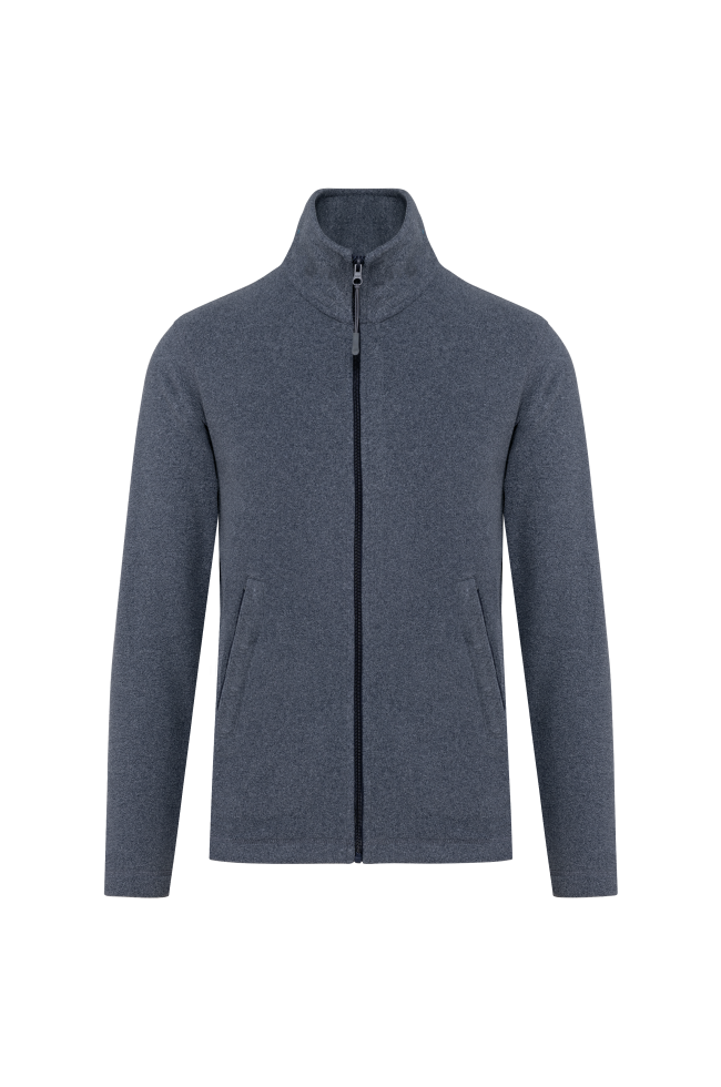 Veste micropolaire zippée homme personnalisée