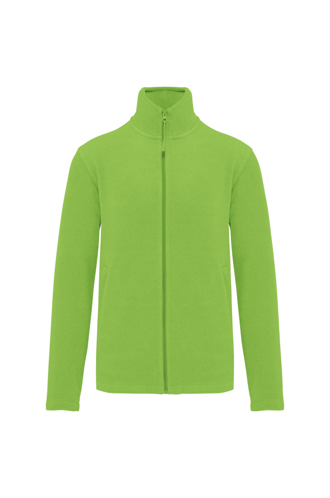 Veste micropolaire zippée homme personnalisée