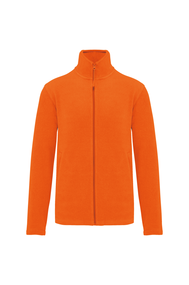 Veste micropolaire zippée homme personnalisée