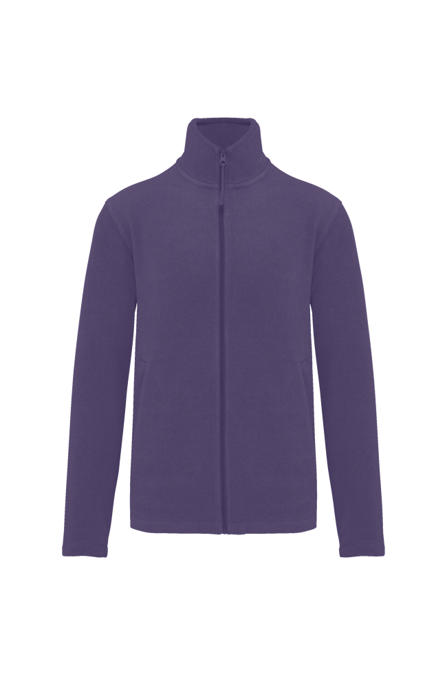 Veste micropolaire zippée homme personnalisée