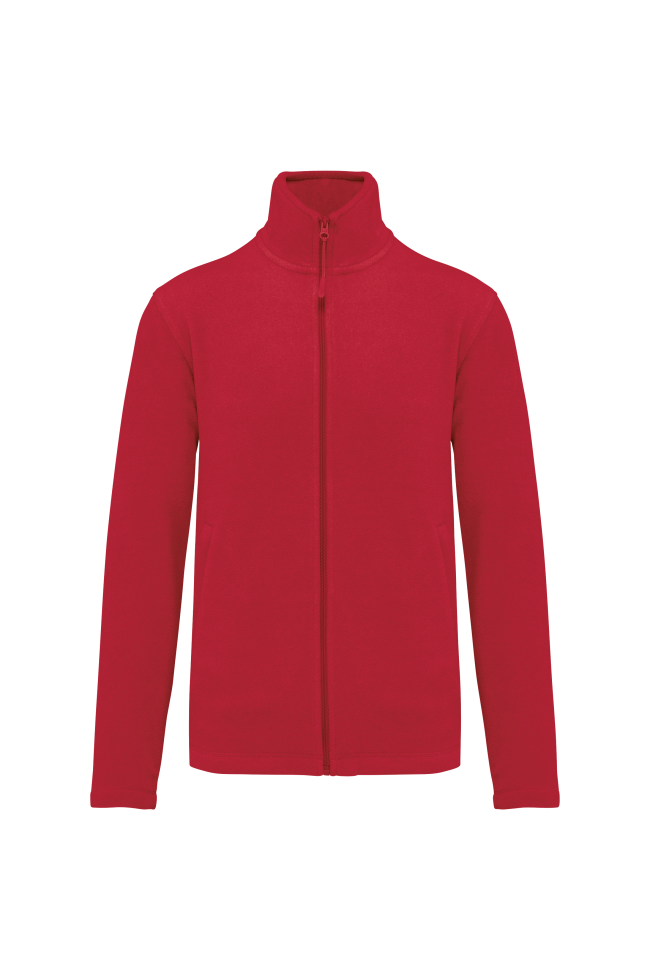 Veste micropolaire zippée homme personnalisée