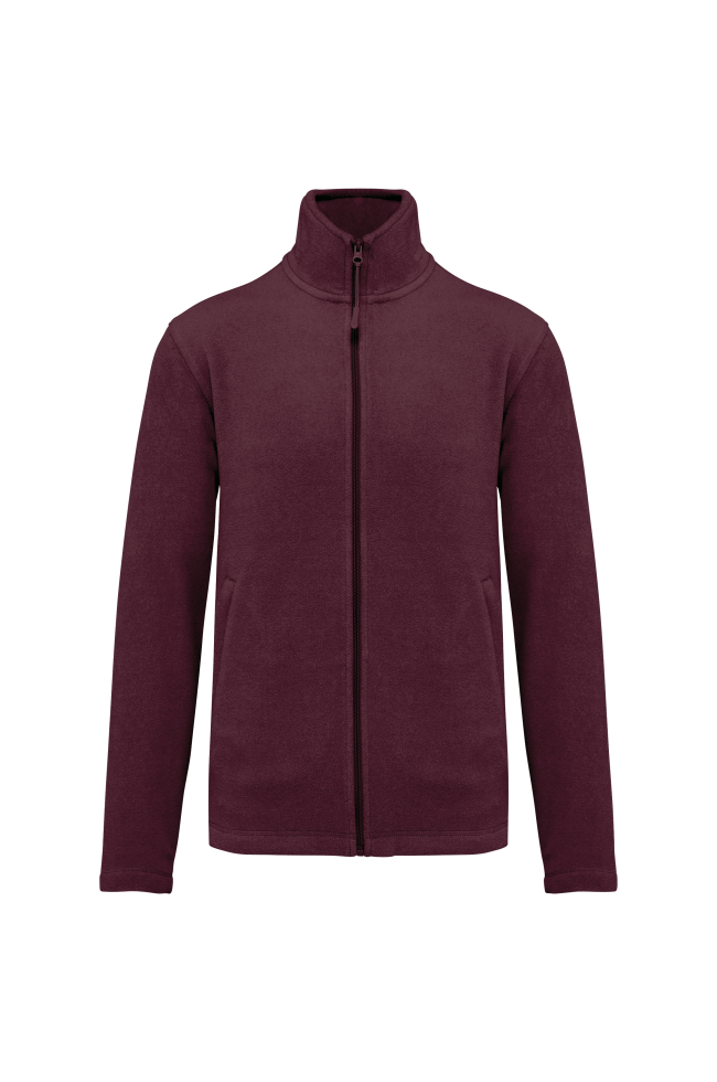 Veste micropolaire zippée homme personnalisée