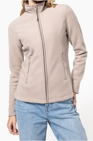 Veste micropolaire zippée femme personnalisée