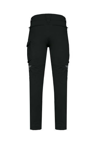 Pantalon stretch recyclé multipoches unisexe personnalisé
