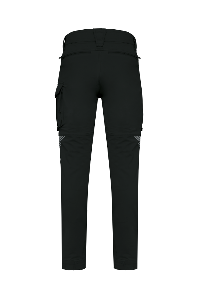 Pantalon stretch recyclé multipoches unisexe personnalisé
