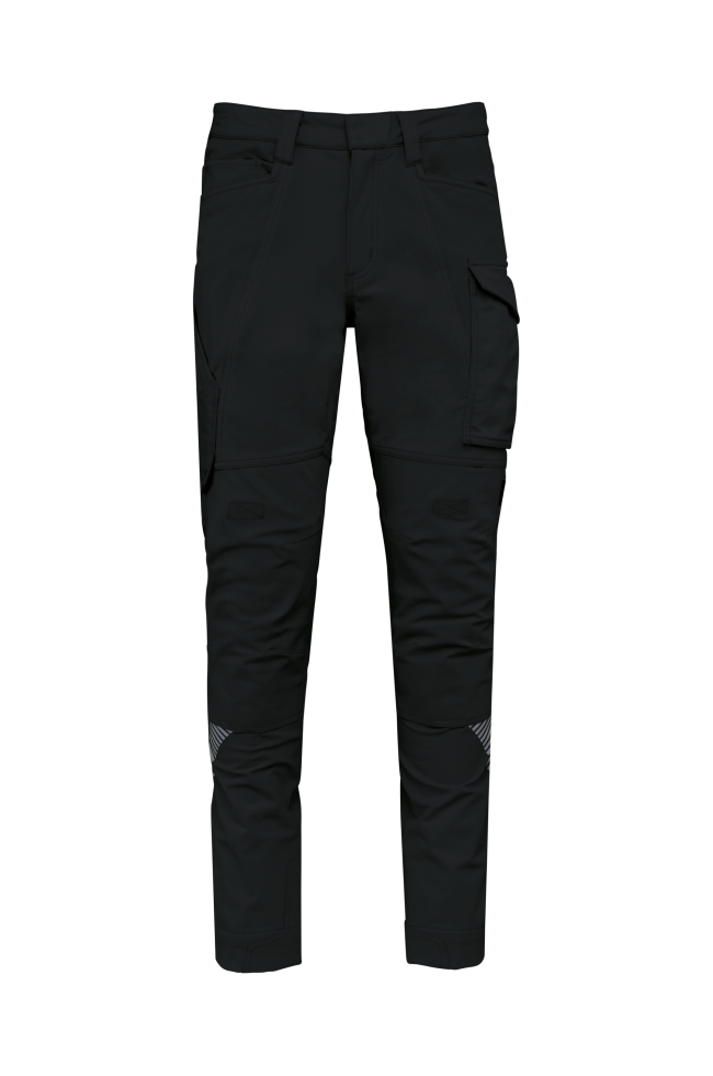 Pantalon stretch recyclé multipoches unisexe personnalisé
