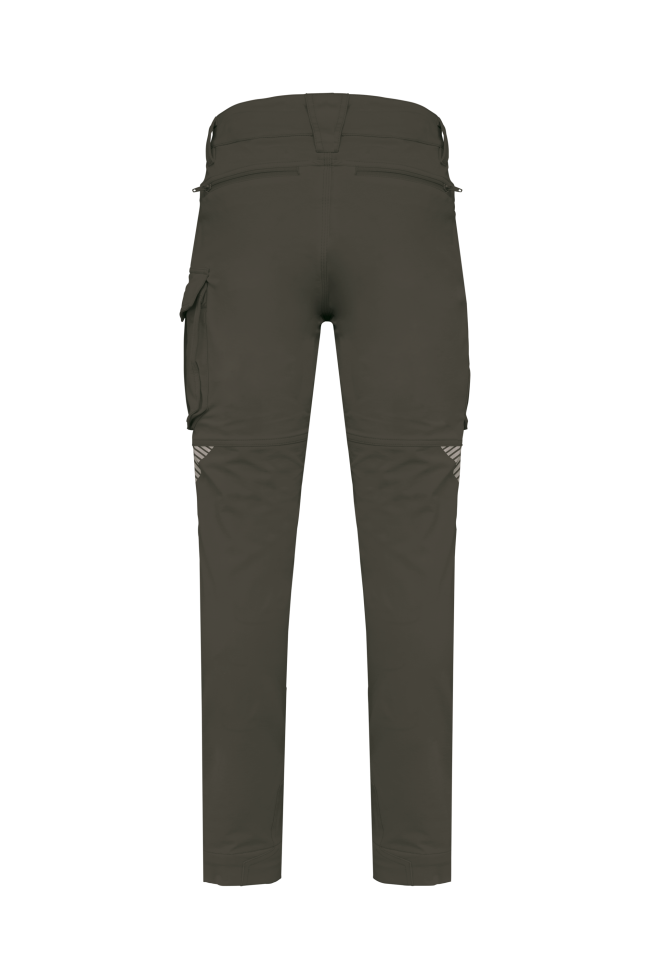 Pantalon stretch recyclé multipoches unisexe personnalisé