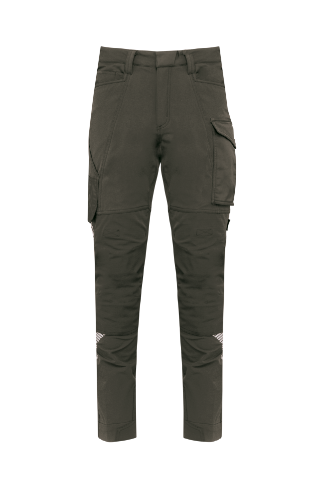 Pantalon stretch recyclé multipoches unisexe personnalisé