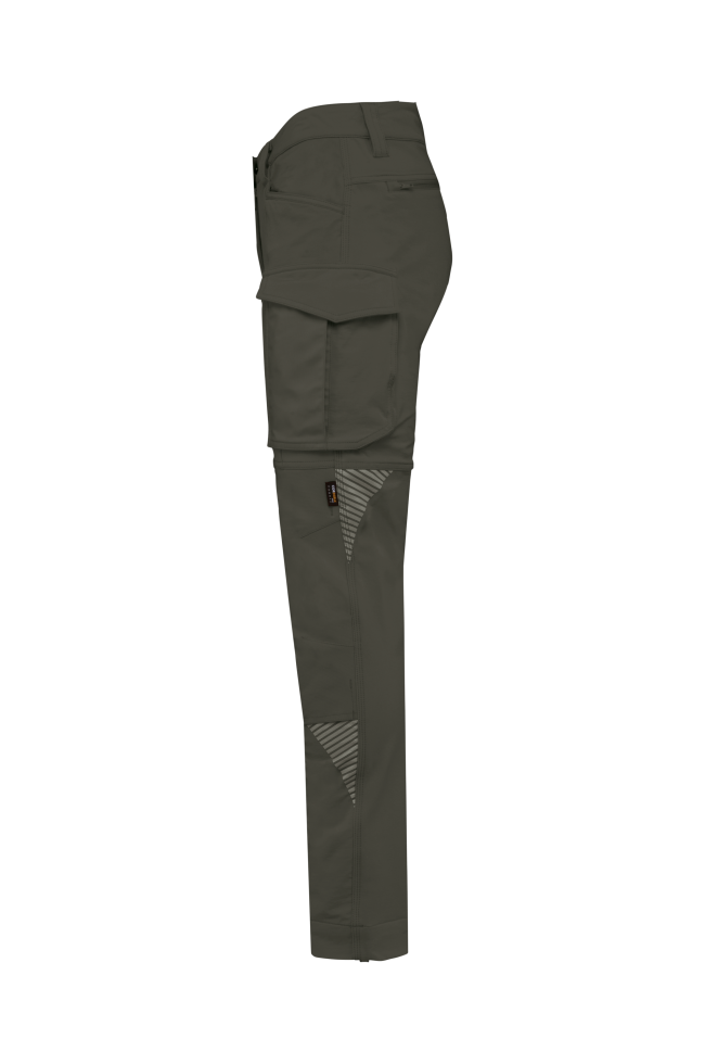 Pantalon stretch recyclé multipoches unisexe personnalisé