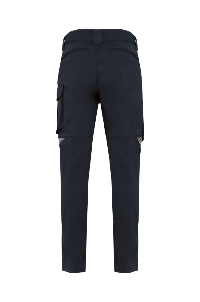 Pantalon stretch recyclé multipoches unisexe personnalisé