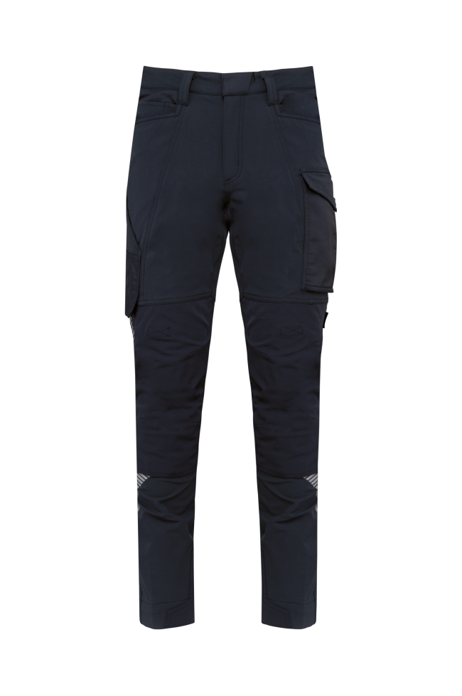 Pantalon stretch recyclé multipoches unisexe personnalisé