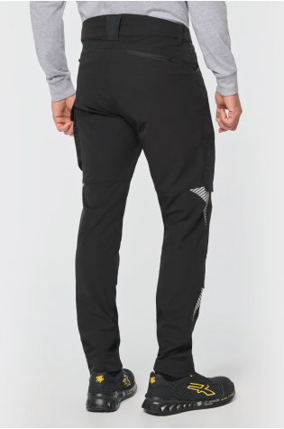 Pantalon stretch recyclé multipoches unisexe personnalisé